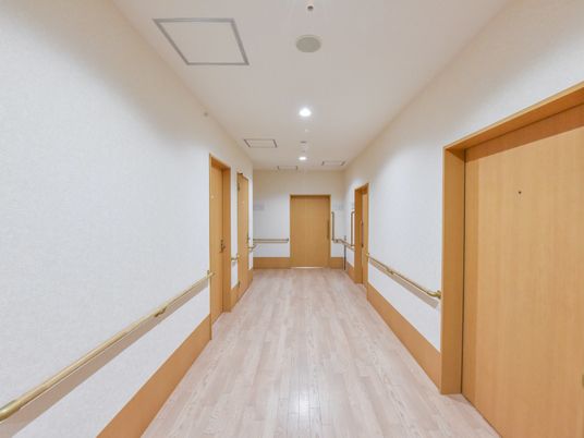 清潔な廊下の風景