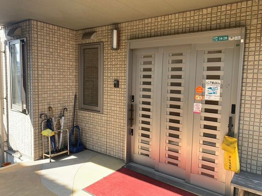 安全な玄関入り口