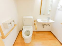 清潔なトイレの設備