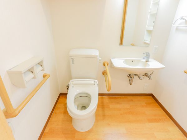 清潔なトイレの設備