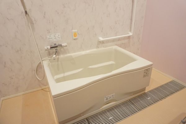 バリアフリー浴室の一角