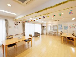 明るい共有スペース