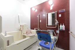 快適な設備が整った浴室