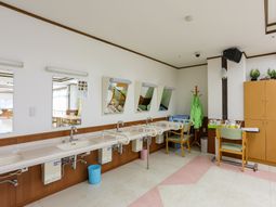 明るい洗面スペース