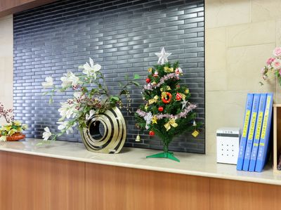 フロントの装飾ディスプレイ