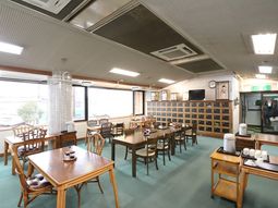 明るい共有スペース