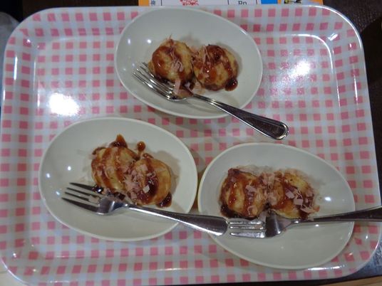 食堂のたこ焼き