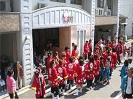 エントランスでのイベント風景