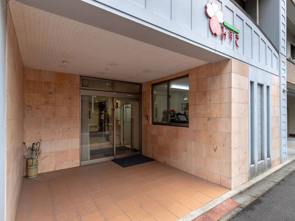 清潔感のある入り口エリア