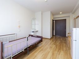 明るい床の居室
