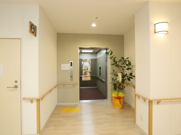 暖かい雰囲気の廊下