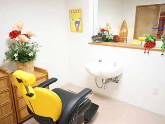 明るい空間の洗面台