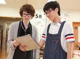 スタッフと利用者の会話