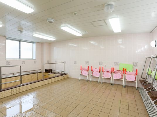 清潔な浴室施設