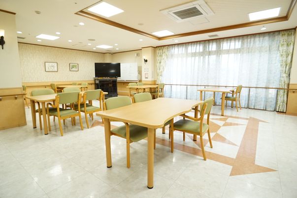 共用スペースの綺麗な居室