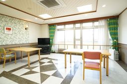 明るい共有スペース