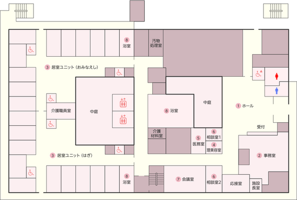 施設案内の図面