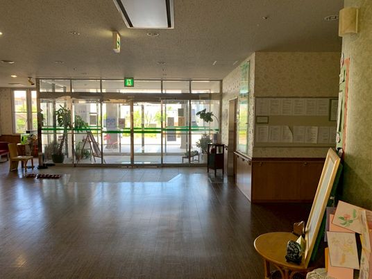 広々とした入口