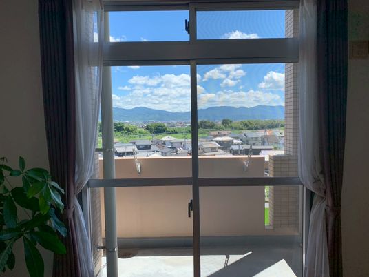 眺望の良いバルコニー