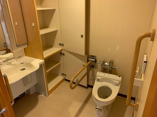 手すり付きトイレ