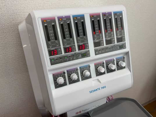 機器の操作パネル