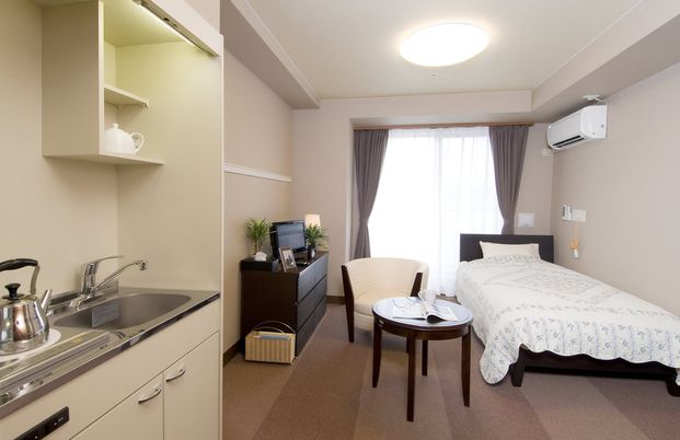 ゆったりした居室