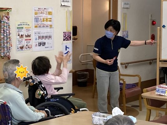 指導を行う職員の様子