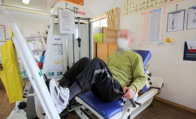 トレーニング中の部屋