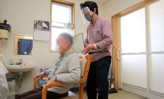 ケア中の様子が伝わる室内