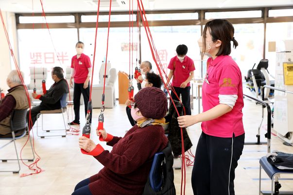 運動支援を受ける利用者