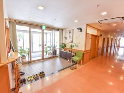 温かみのある廊下