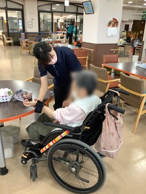 リビングでの交流