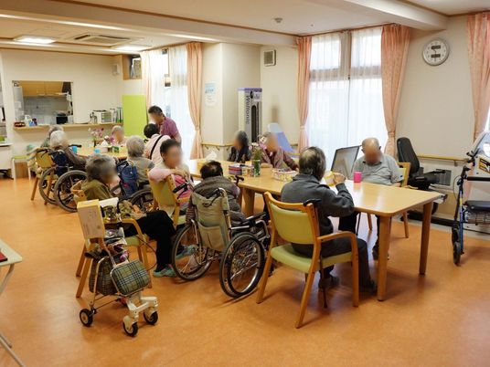 共有スペースの日常風景