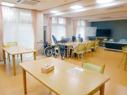 明るい共有スペース