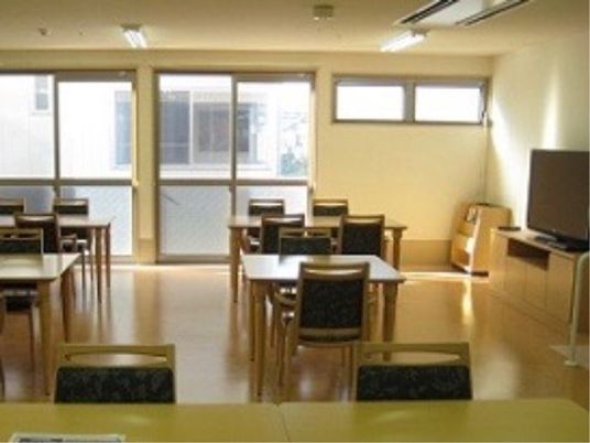 明るい共有スペース