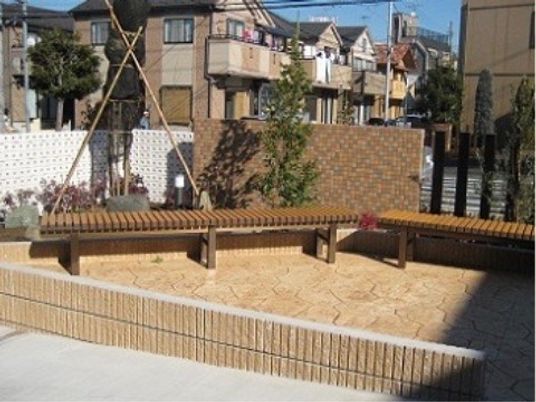 快適な屋外休憩場所