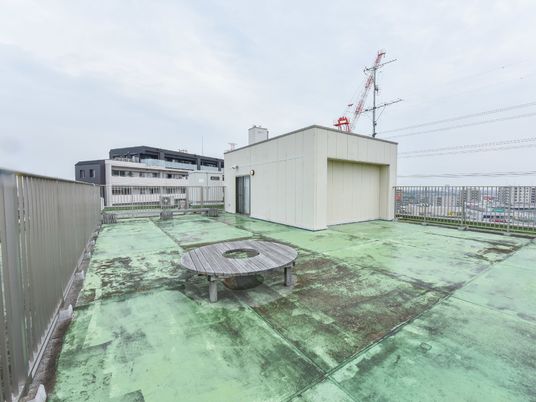 広々とした屋上の風景