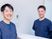 笑顔のスタッフ2人と受付  
