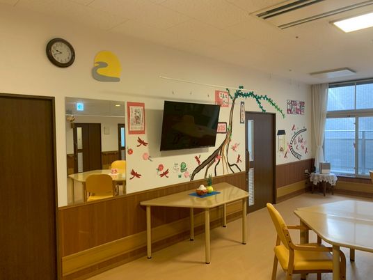 交流が盛んな広間