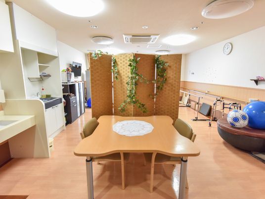 機能訓練用の共有スペース