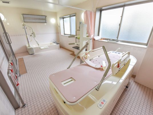 浴室設備の整った空間
