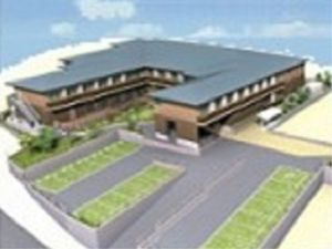 広々とした施設の外観