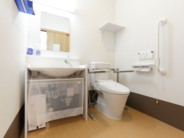 バリアフリーなトイレ設備