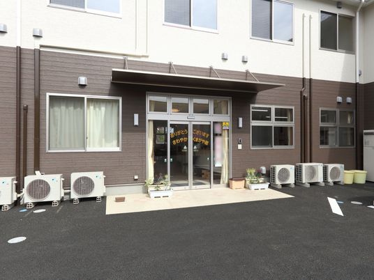 明るいエントランス