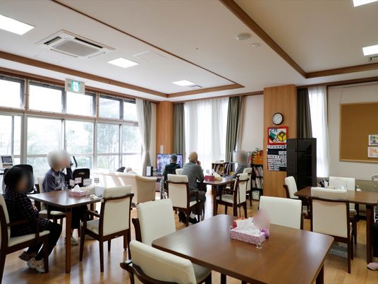 共有スペースでの憩い