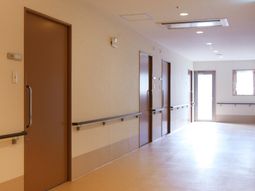 明るい廊下の様子