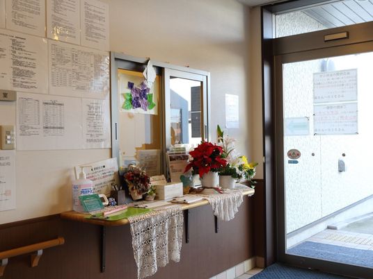 エントランスの掲示物