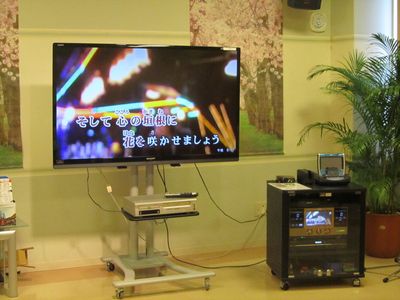 共有スペースのテレビ