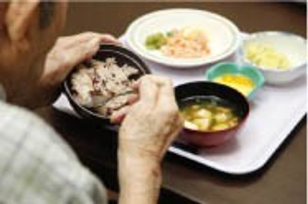 食事を楽しむ様子