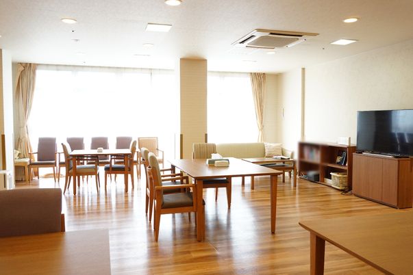 共有スペースの居心地の良い部屋